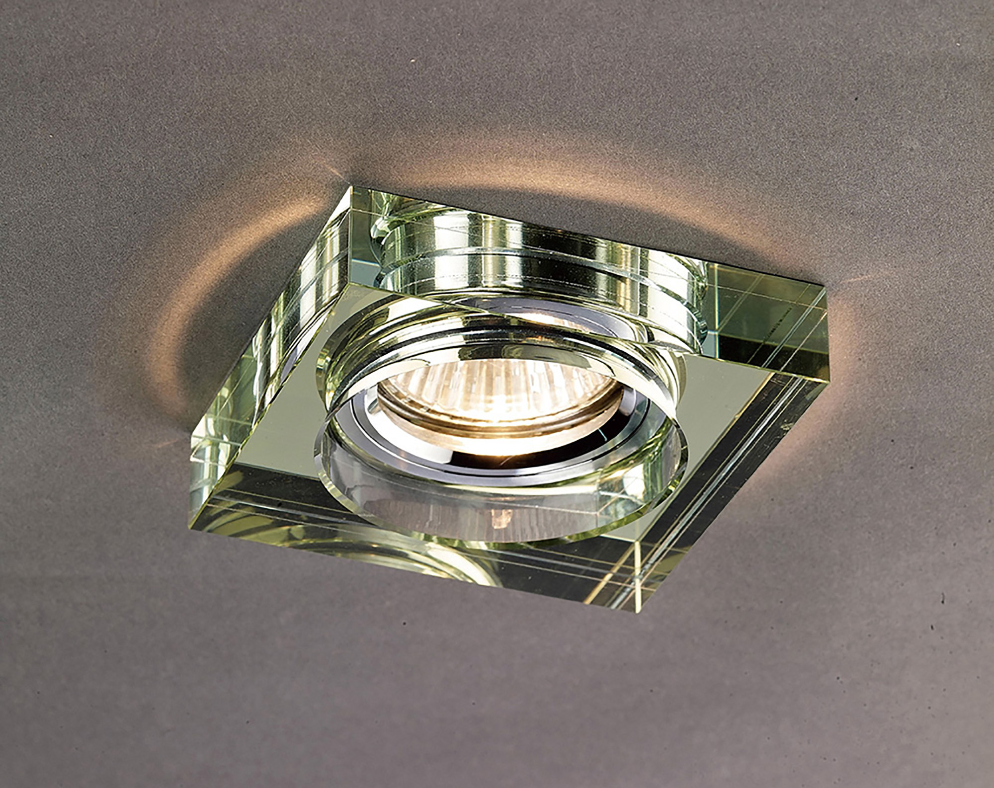 IL30822WI  Crystal Downlight Deep Square Rim Only White Wine